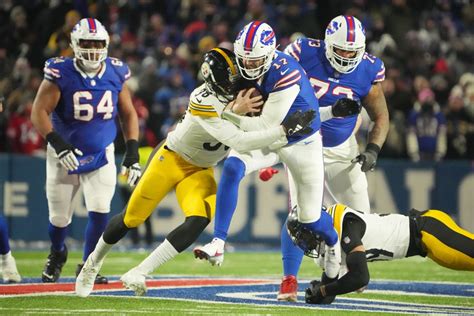 afc wild card playoff|Josh Allen, Bills defeat Steelers 31.